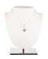 ფოტო #2 პროდუქტის Cubic Zirconia Charm Collar Necklace in Sterling Silver