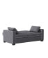 Фото #3 товара 66.5" W Polyester Augustus Full Convertible Sofa