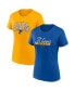 Фото #2 товара Women's Blue, Gold St. Louis Blues Two-Pack Fan T-shirt Set