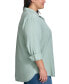 Фото #4 товара Trendy Plus Size Utility Shirt