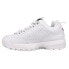 Фото #3 товара Fila Disruptor Ii Premium Lace Up Womens White Sneakers Casual Shoes 5FM00002-1