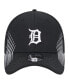 ფოტო #4 პროდუქტის Men's Black Detroit Tigers Active Dash Mark 39THIRTY Flex Hat