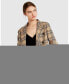 Фото #1 товара Women's Women Too Cool For Work Plaid Blazer