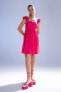 Babydoll Kare Yaka Modal Askılı Mini Elbise A8023ax23hs
