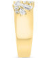 ფოტო #4 პროდუქტის EFFY® Diamond Multi-Cut Cuff Ring (5/8 ct. t.w.) in 14k Gold