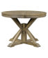 Retro Extendable Oak Dining Table with 12" Leaf