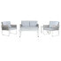 Фото #3 товара Набор стол и 3 кресла Home ESPRIT Серый Сталь Поликарбонат 128 x 69 x 79 cm