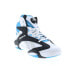 Фото #4 товара Reebok Shaq Attaq Mens White Leather Lace Up Athletic Basketball Shoes