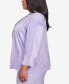 ფოტო #3 პროდუქტის Plus Size Isn't It Romantic Faux Suede Flutter Sleeve Jacket