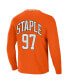 Фото #4 товара Men's NFL X Staple Orange Cleveland Browns Core Long Sleeve Jersey Style T-shirt
