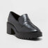 Фото #1 товара Women's Maisy Loafer Heels - Universal Thread Black 9.5