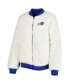 ფოტო #2 პროდუქტის Women's Oatmeal, Royal Buffalo Bills Switchback Reversible Full-Zip Jacket