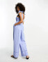 Фото #3 товара Accessorize v front summer jumpsuit in cornflower blue