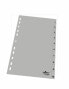 Фото #5 товара Durable 6511-10 - Numeric tab index - Polypropylene (PP) - Grey - Portrait - A4 - 230 mm