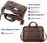 Фото #12 товара SPAHER Laptop Bag 14/15.6 Inch Briefcase Men's Business Bag Work Bag Men's Genuine Leather Bag Men's Shoulder Bag Messenger Bag Men Gift for Men