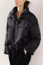 Zw collection water-repellent quilted nylon anorak
