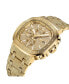 ფოტო #2 პროდუქტის Men's Diamond (1/5 ct. t.w.) Watch in 18k Gold-plated Stainless-steel Watch 48mm