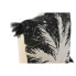 Cushion Home ESPRIT Black Boho Palm tree 45 x 5 x 45 cm