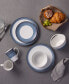 Colorscapes Layers Coupe Dinner Plate Set of 4, 11"