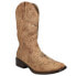 Roper Faith Rhinestone Square Toe Cowboy Womens Beige Casual Boots 09-021-1901- 8.5 - фото #2