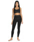 Women's Seamless Ribbed Leggings with Wide Waistband