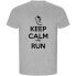 ფოტო #1 პროდუქტის KRUSKIS Keep Calm And Run ECO short sleeve T-shirt