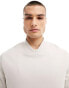 ASOS DESIGN crew neck sweatshirt in beige