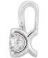 ფოტო #2 პროდუქტის GIA Certified Diamond Solitaire Diamond 18" Pendant Necklace (1/2 ct. t.w.) in 14k White Gold