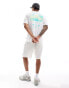 ONLY & SONS oversized t-shirt with unidentified back print in white