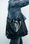 BUCKET BAG WITH BUCKLE DETAIL