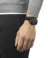 ფოტო #5 პროდუქტის Men's Swiss Chronograph XL Vintage Black Leather Strap Watch 45mm