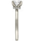 ფოტო #4 პროდუქტის Certified Diamond Oval-Cut Solitaire Engagement Ring (3/4 ct. t.w.) in 14k White Gold Featuring Diamonds ith the De Beers Code of Origin, Created for Macy's