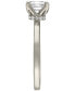 Фото #4 товара Кольцо Alethea Diamond Oval-Cut 14k White Gold