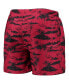 Men's Cardinal Arkansas Razorbacks Island Palm Swim Trunks