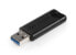 Verbatim PinStripe 3.0 - USB 3.0 Drive 256GB ? - Black - 256 GB - USB Type-A - 3.2 Gen 1 (3.1 Gen 1) - Slide - 7 g - Black