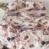 Nordic cover HappyFriday White Peonies Multicolour 240 x 220 cm