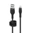 Belkin CAA010BT3MBK - 3 m - USB A - USB C/Lightning - Black