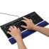 Фото #6 товара InLine Keyboard with gel wrist rest - blue - 464x60x23mm,