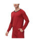 Фото #3 товара Men's Moisture-Wicking contrast Crewneck Lounge T-Shirt