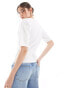 Vero Moda Aware fitted t-shirt with wide sleeves in white