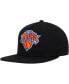 Фото #3 товара Men's Black New York Knicks Side Core 2.0 Snapback Hat