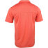 Фото #3 товара SHOEBACCA Solid Heather Short Sleeve Polo Shirt Mens Orange Casual P2003-PUN-SB