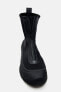 Technical fabric zipped ankle boots