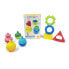 LALABOOM Geo Forms And Educational Beads 12 Pieces
