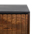 Console ABNER Brown Black Metal Iron Mango wood 110 x 40 x 76 cm