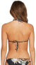 Volcom Women's 238962 Tropakill Black Triangle Bikini Top Swimwear Size M
