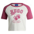 ფოტო #1 პროდუქტის HUGO Dana 10258980 BLUE short sleeve T-shirt