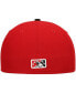 Фото #4 товара Men's Red Richmond Flying Squirrels Authentic Collection Team Alternate 59FIFTY Fitted Hat