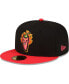 Фото #2 товара Men's Black Lake County Captains Copa De La Diversion 59FIFTY Fitted Hat