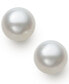 Серьги Belle de Mer Freshwater Button Pearl Stud - фото #10